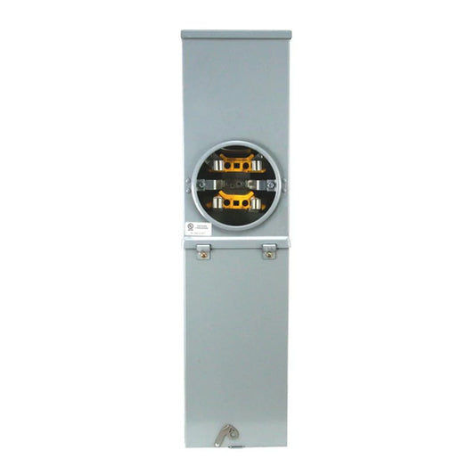 Meter Mains, No Distribution, 200A, 120/240VAC, 4 Jaw, 1PH, 10kAIC By Eaton B-Line 2M2R